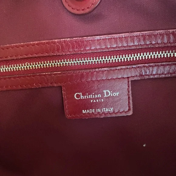 Authentic Christian Dior PANAREA red handbag - Picture 10 of 16